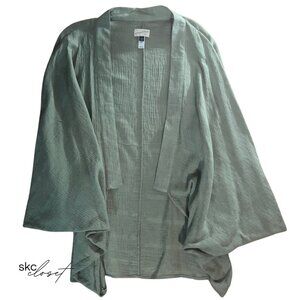 UNIVERSAL THREAD Women's Green/Teal Kimono, OSFM
